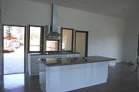 Concrete Benchtop matching polished Concrete Floor